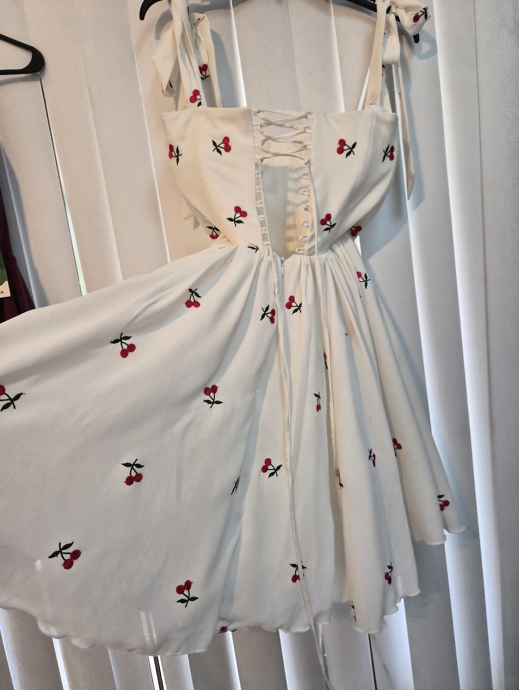Teuta Matoshi Cherry Short Dress — image 3 of 8